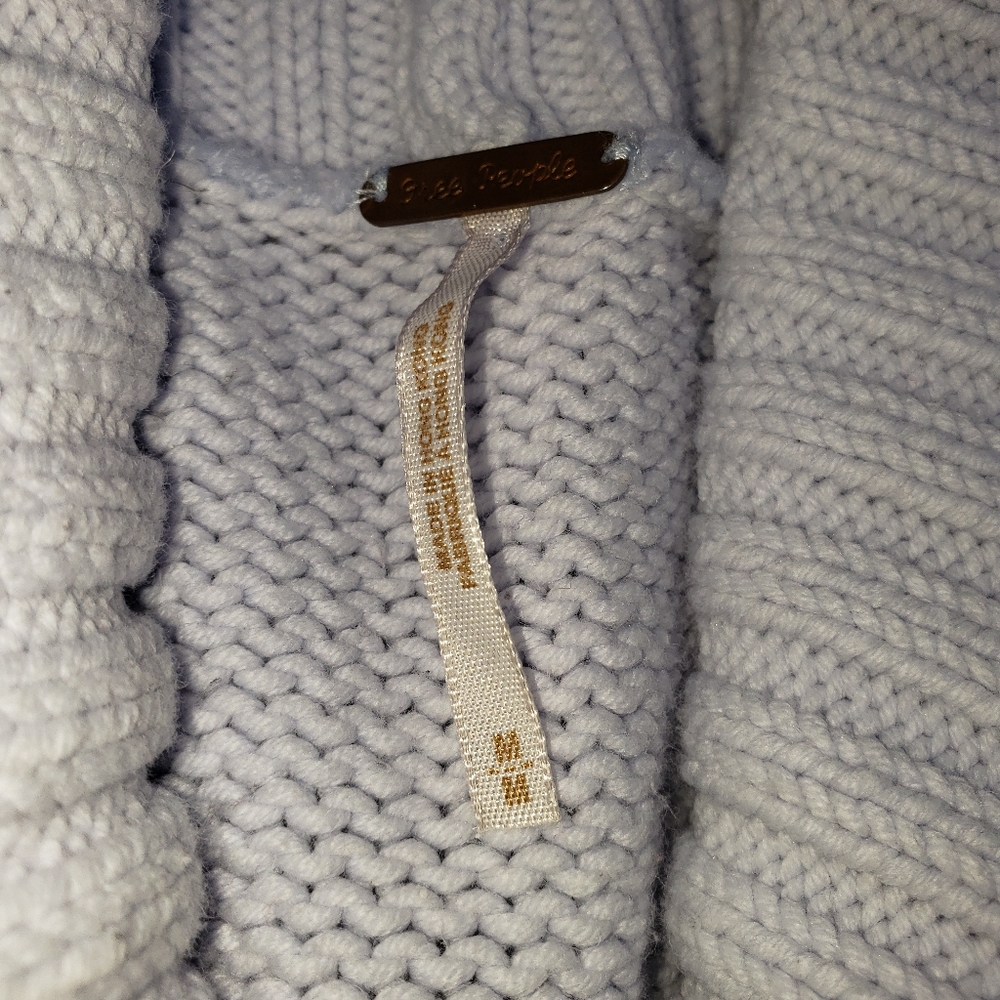 SOLD Free People Cardigan Sweater Cable Knit - Picture 4 of 7